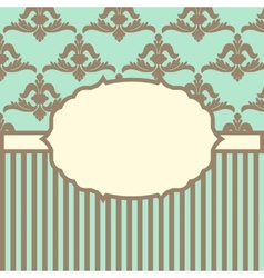 With baroque ornaments in Victorian style With baroque ornaments in Victorian style vector image