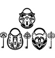 Padlock vector image