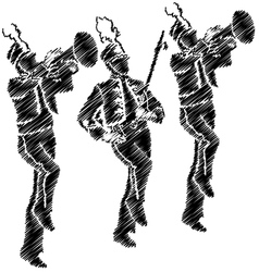 Marching Band vector image