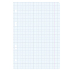 White squared blank white paper sheet vector image