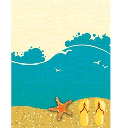 Summer background vector image