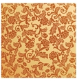 Antique seamless floral pattern Vintage vector image