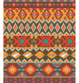 Seamless colorful aztec pattern vector image