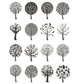 Wood tree vector image