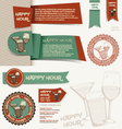 Happy Hour Collection vector image