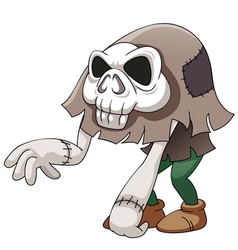 Skull monster vector image