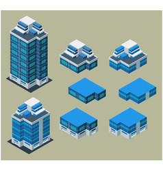 Isometric apartment vector image