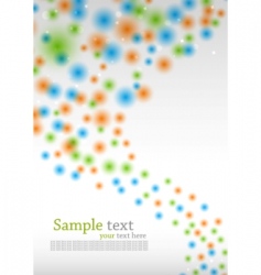 Abstract circle design colorful illustration vector image