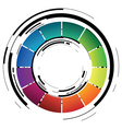 Abstract coloured ring vector image