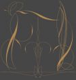 Pinstriping vector image