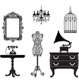 Antique collection vector image