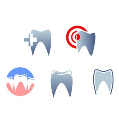 Dental signs vector image