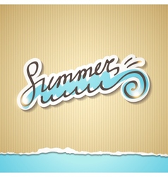 Summer eps 10 vector image