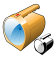 Flashlight vector image