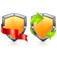 Security shield icons vector image