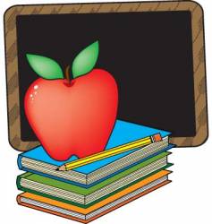 School books vector image