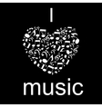 Abstract music background for your design vector image