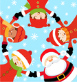 Santa Christmas Party vector image