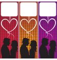 Love speech bubble vector image