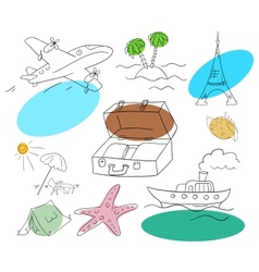 Vacation vector image