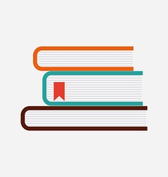 Stack of books Royalty Free Vector Image - VectorStock