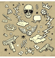 Gangsta set vector image