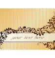 Vintage sepia banner horizontal vector image