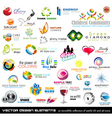 Logo design elements vector image