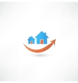 Home sign Real estate concept design Smile vector image