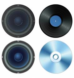 Sound set vector image