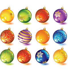Glass ball vector image