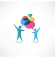 Dialog speech bubbles vector image