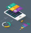 Mobile application concept vector image