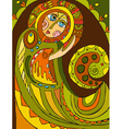 Abstract Angel vector image
