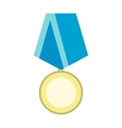 Medal military flat icon vector image