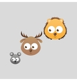 Cute animals design vector image