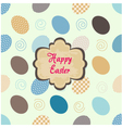 Easter card vector image