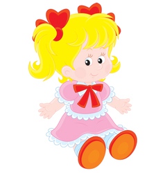 Doll vector image
