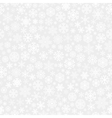 Christmas seamless pattern from snowflakes vector image