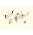 Social media vector image