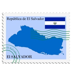 Mail to-from Salvador vector image