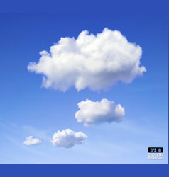 Speech cloud vector image