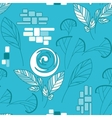 Beautiful seamless floral pattern vector image