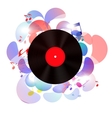 Abstract music background for your design vector image