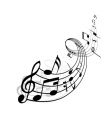Notes lines vector image
