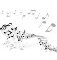 Notes lines vector image