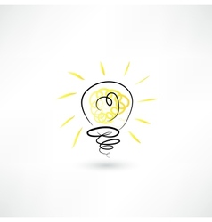 Light bulb vector image