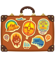 Suitcase vector image