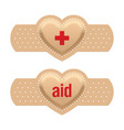 First aid with love vector image