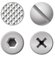 Realistic bolts vector image